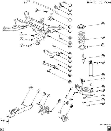 2002 saturn vue rear suspension diagram 